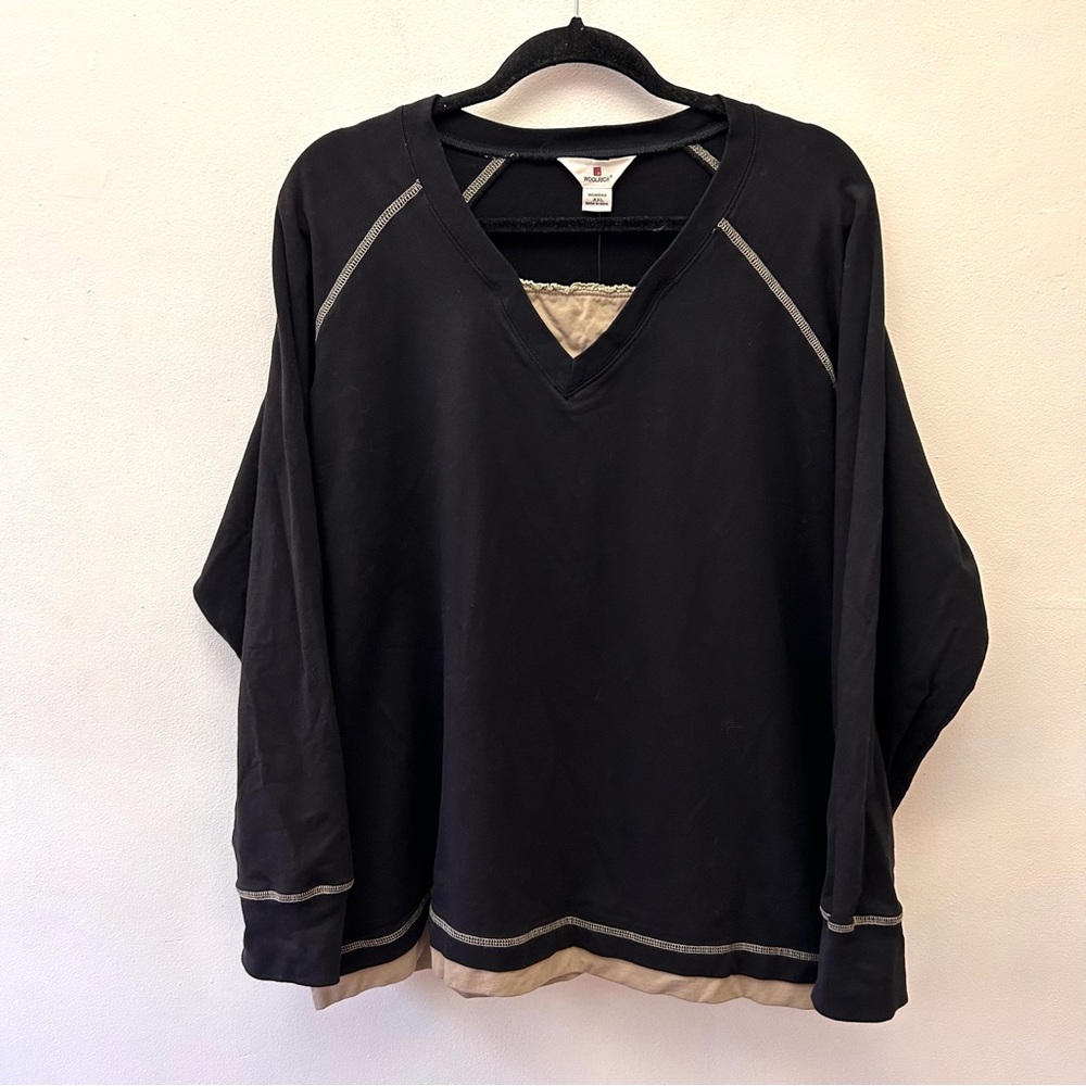 Woolrich black lightweight pajama top size XXL